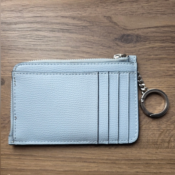 Kate Spade Light Blue Leather Keychain Wallet - Picture 2 of 7